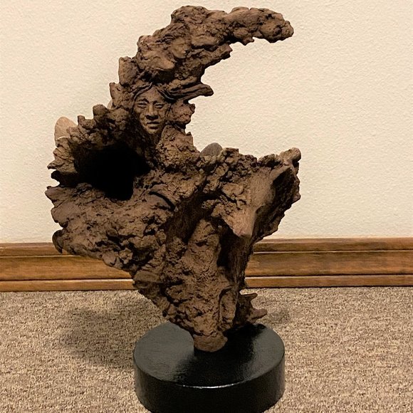 Retired Rick Cain Limited Edition ‘Dual Wolf’ Nature Sculpture #107/2000 - Picture 4 of 16